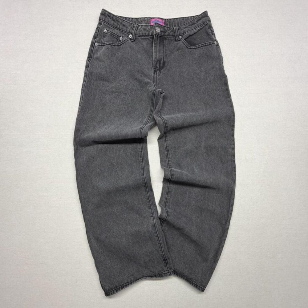 Edikted Men's Black and Grey Jeans